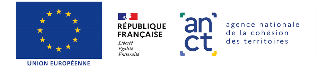 Logo Union Européenne et ANCT